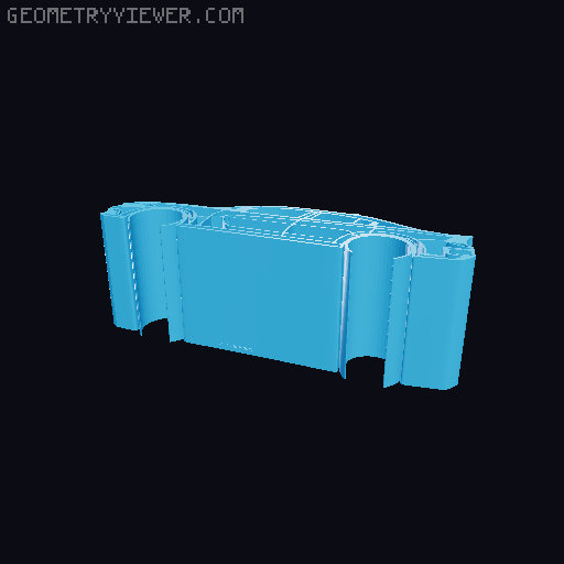 Car silhouettes! different models 3D model thumbnail