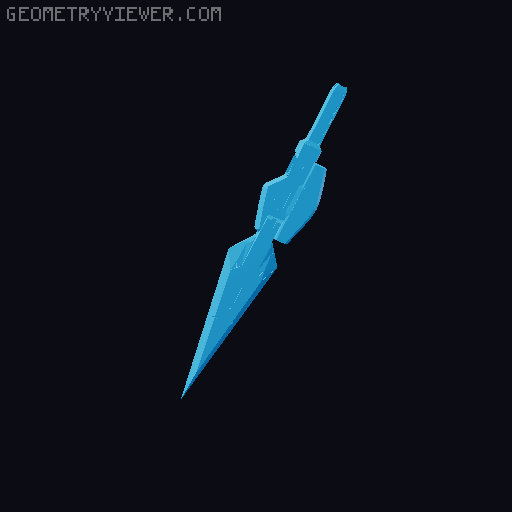 Gundam 3D model thumbnail