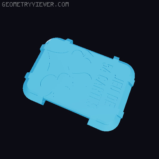 Boîte de Jeu de cartes 54 Cartes 3D model thumbnail