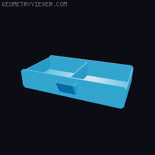 Modular Organizer 3D model thumbnail