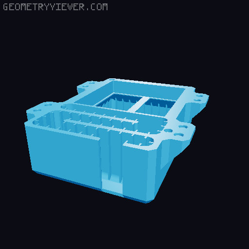 Elegoo Centauri Carbon HEPA Filter/Muffler 3D model thumbnail