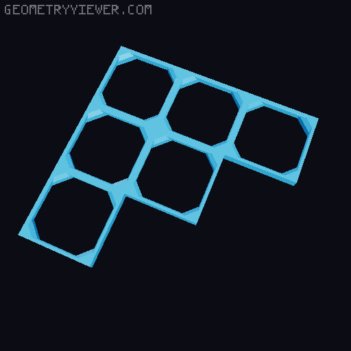 openGrid Triangular Tiles (2x2 - 12x12) 3D model thumbnail