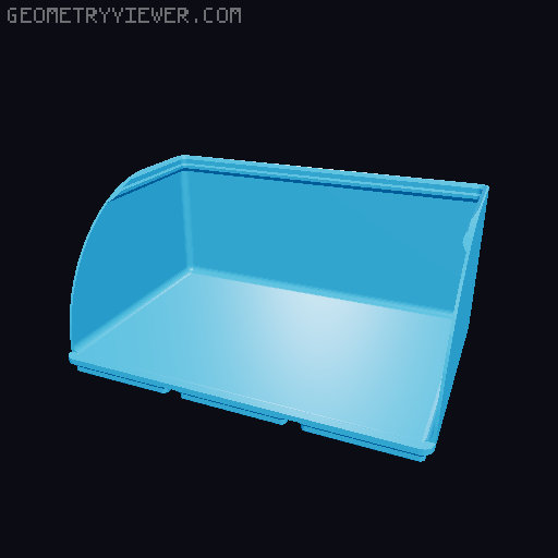 Gridfinity rouded bins collection all sizes 3D model thumbnail