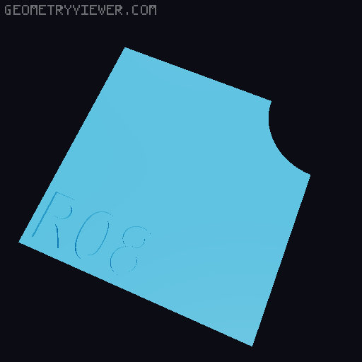 Radius Gauge - Convex & Concave 3D model thumbnail