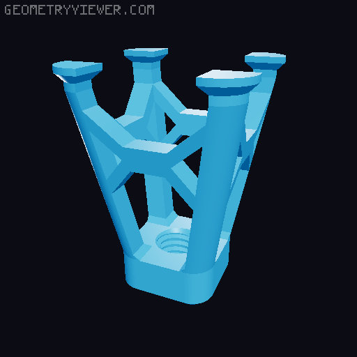 Jack Stand 3D model thumbnail