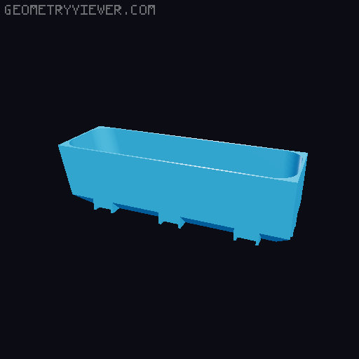 Modular Drawer Organizer Remix 3D model thumbnail