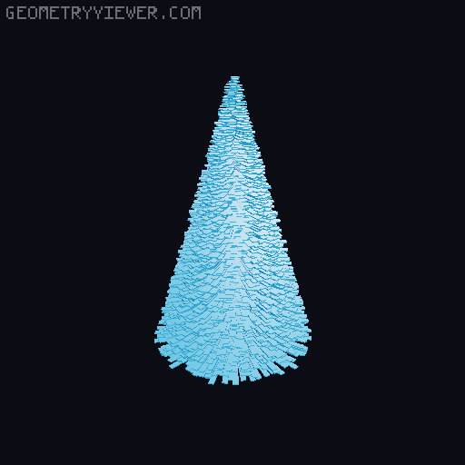 christmas tree 3D model thumbnail