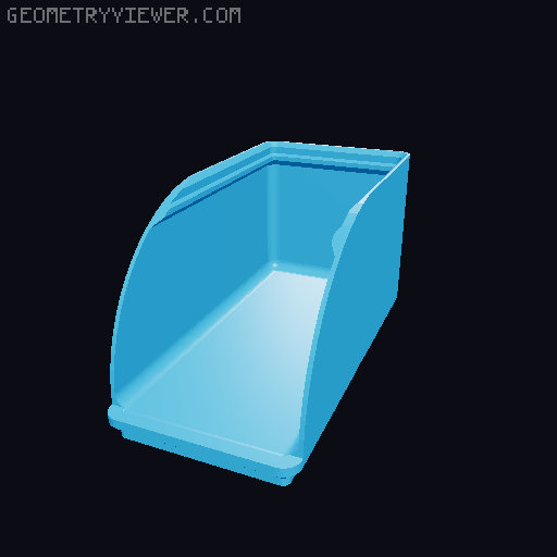 Gridfinity rouded bins collection all sizes 3D model thumbnail
