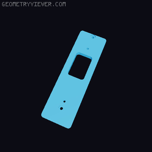 Ring Doorbell Pro Gen 3 Wedge Adapter 3D model thumbnail