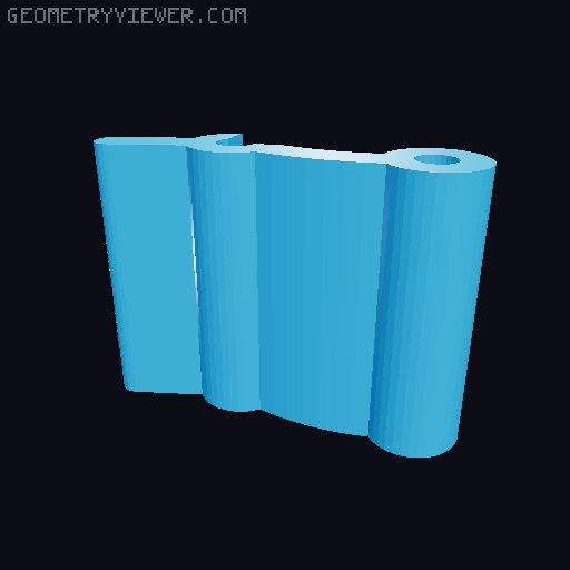 18650 Portable Charger 3D model thumbnail