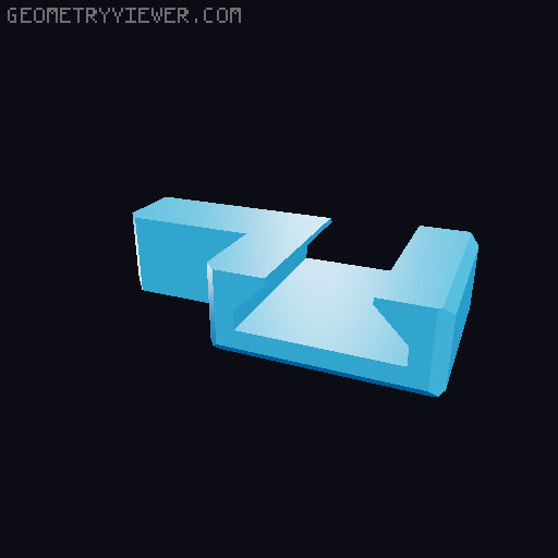 3D printed mini chopper 3D model thumbnail