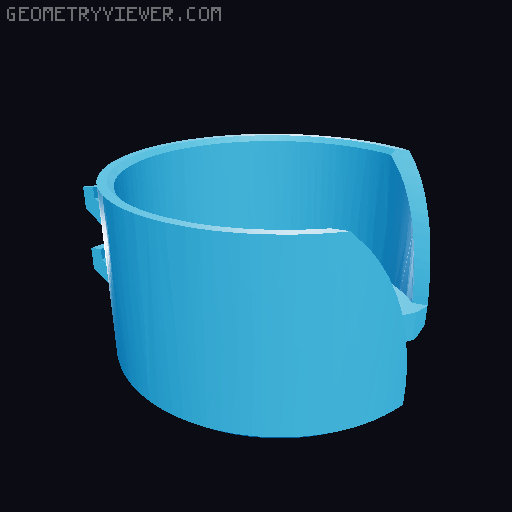 Wine Clamp Holder 3D model thumbnail