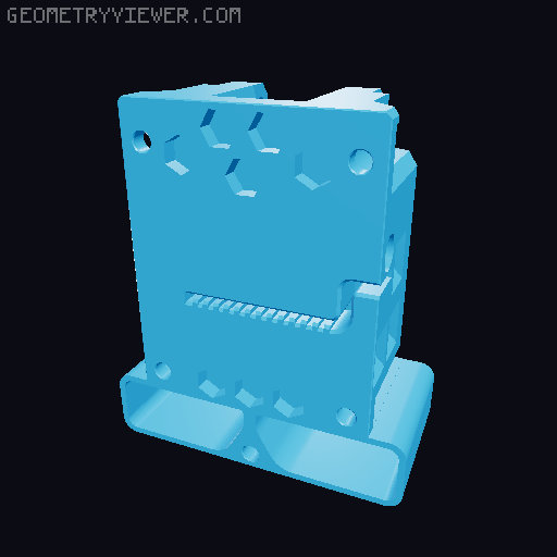 EVA3 MGN-12 VCast IDEX Backs 3D model thumbnail