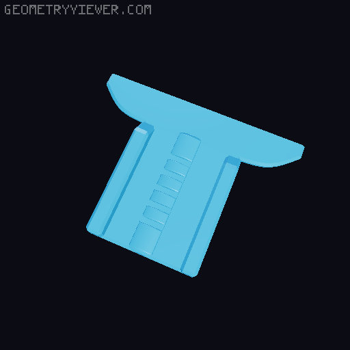 Sewing Edge Ruler 3D model thumbnail