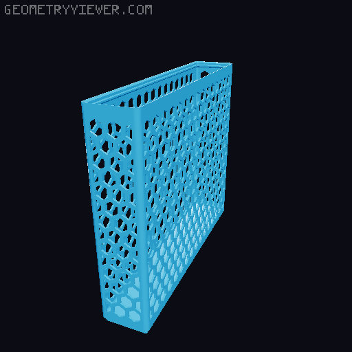 Gridfinity Hex Bins all sizes 3D model thumbnail
