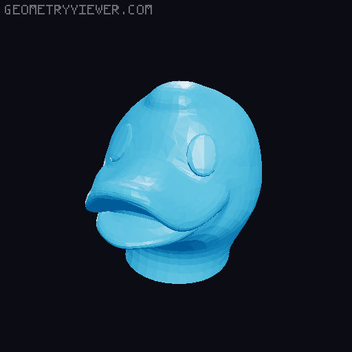 Kachnička s tajnou schránkou 3D model thumbnail