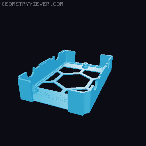 UPDATED Elegoo Centauri Carbon CC Lighter toolhead cover (PETG) 3D model thumbnail