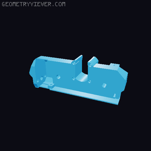 Rock Solid Milling Machine v.09 3D model thumbnail