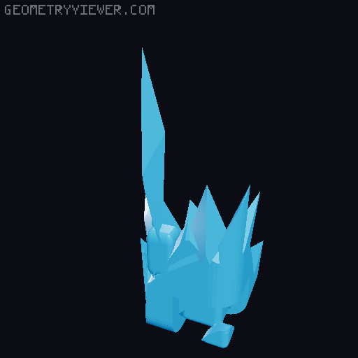 Jolteon Rubik's Cube 2x2 3D model thumbnail
