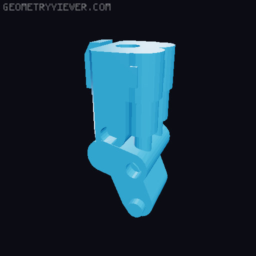 40mm frame parts 3D model thumbnail