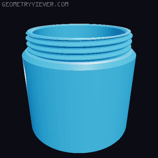 Outdoor Container / Pill Box 3D model thumbnail