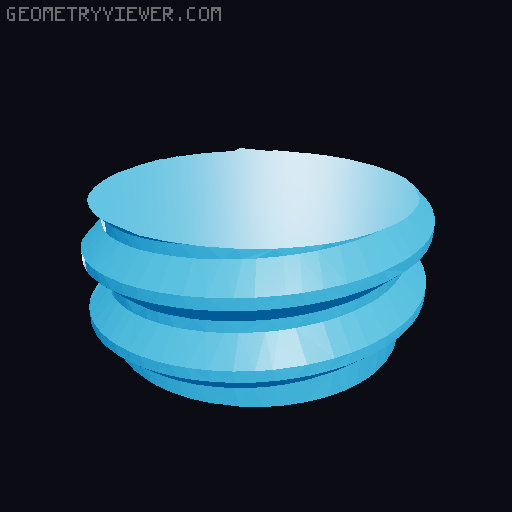 openGrid - Self-Expanding Snap - Flush screws 3D model thumbnail
