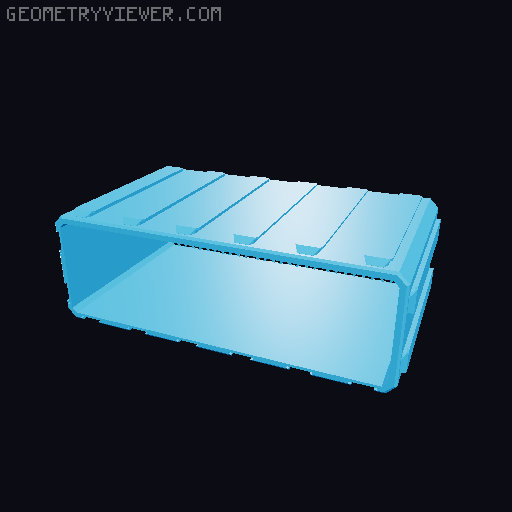Modular Organizer 3D model thumbnail