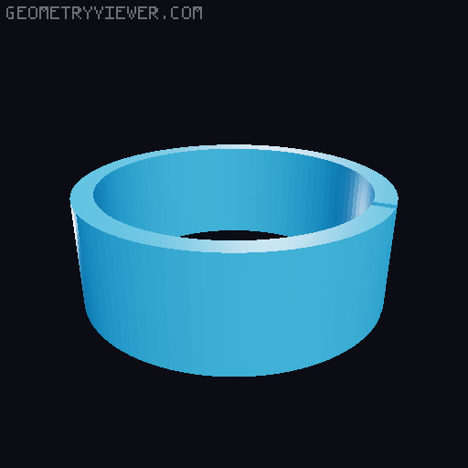 buffer ring voor de bewo van de diagonale pers cinceneti 130x53x10 en130x53x5 3D model thumbnail