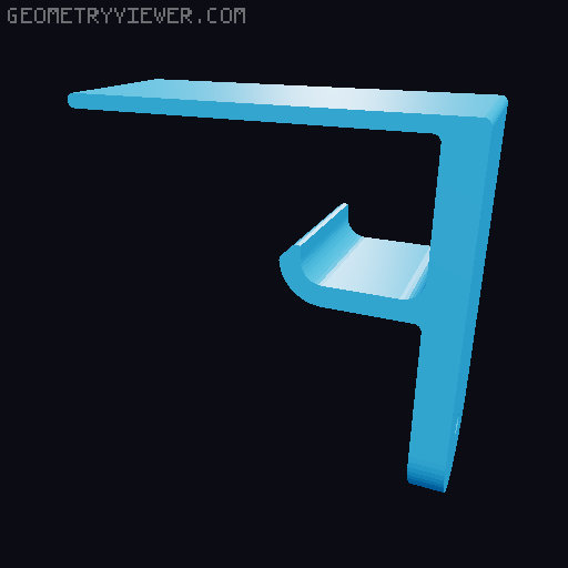 Tow hitch cover 50mm pinboard mount 3D model thumbnail