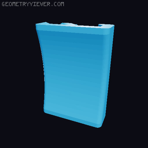 Pencil Case (Fully Printable) 3D model thumbnail