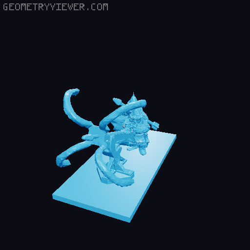 Dale Windlance 10mm Scale 3D model thumbnail