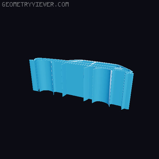 Car silhouettes! different models 3D model thumbnail