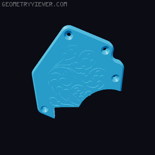 The Stagecoach modified embossed decals. 3D model thumbnail