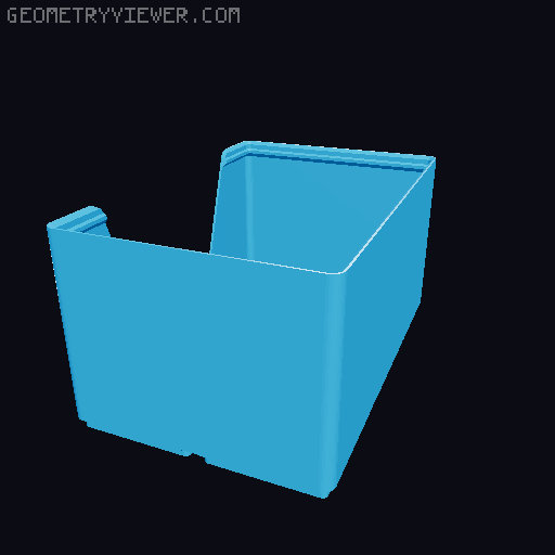 Gridfinity wall cutout collection 3D model thumbnail