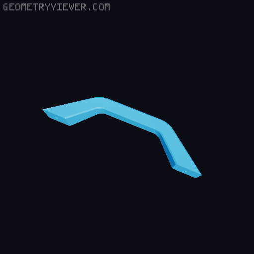 HANDLE - HANDLEBAR - MULTIPLE SIZES - (Tested) 3D model thumbnail