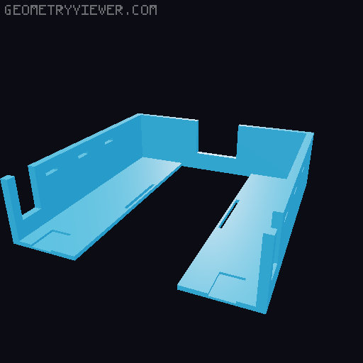 RC Boat 134 parts - 1907 TUG from DAMEN 3D model thumbnail