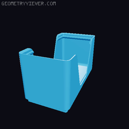 Gridfinity wall cutout collection 3D model thumbnail