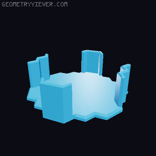 Holder for JWST Drink Coaster 3D model thumbnail