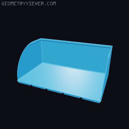 Gridfinity rouded bins collection all sizes 3D model thumbnail