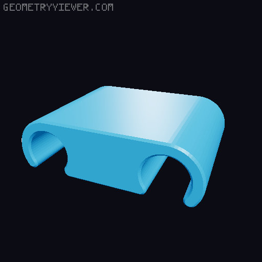 Watercooling / Radiator hose clamps 3D model thumbnail
