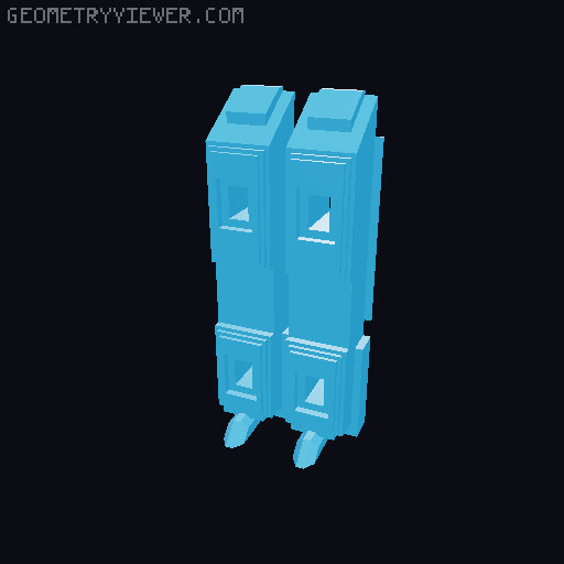 BC-304 from Stargate 3D model thumbnail