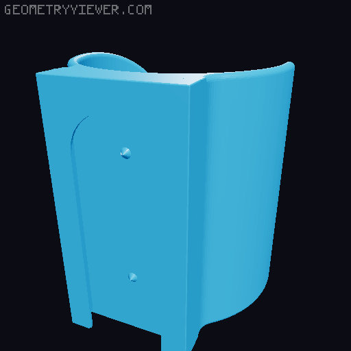 Multiboard flask holders in various sizes 3D model thumbnail
