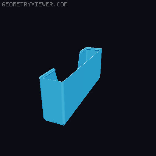 Gridfinity wall cutout collection 3D model thumbnail