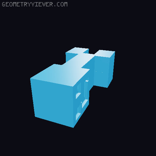 Creeper Minecraft 3D model thumbnail