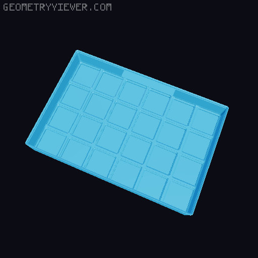 Gridfinity cups height 5 (39mm) collection 3D model thumbnail