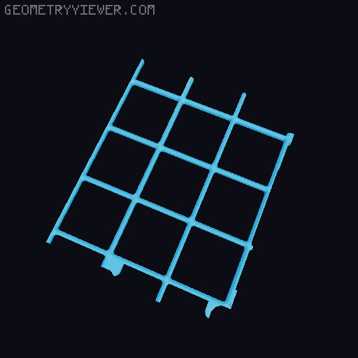 Systainer Mini Gridfinity (small + normal build plate) 3D model thumbnail