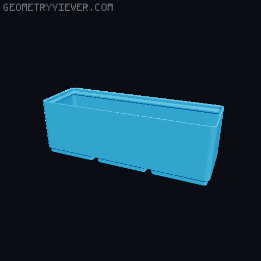 Systainer Mini Gridfinity (small + normal build plate) 3D model thumbnail