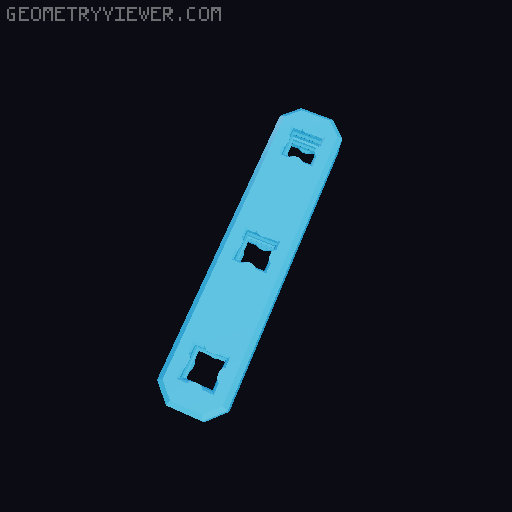 PrintABlok.....longer, wider, diagonaler 3D model thumbnail
