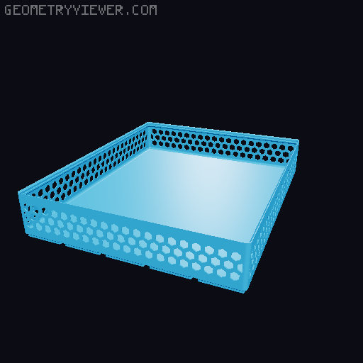 Gridfinity Hex Bins all sizes 3D model thumbnail