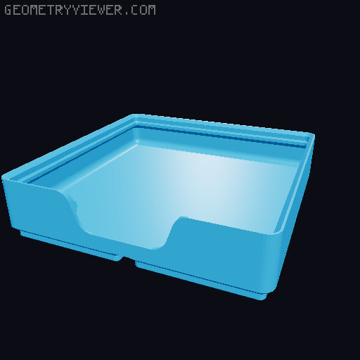 Gridfinity wall cutout collection 3D model thumbnail